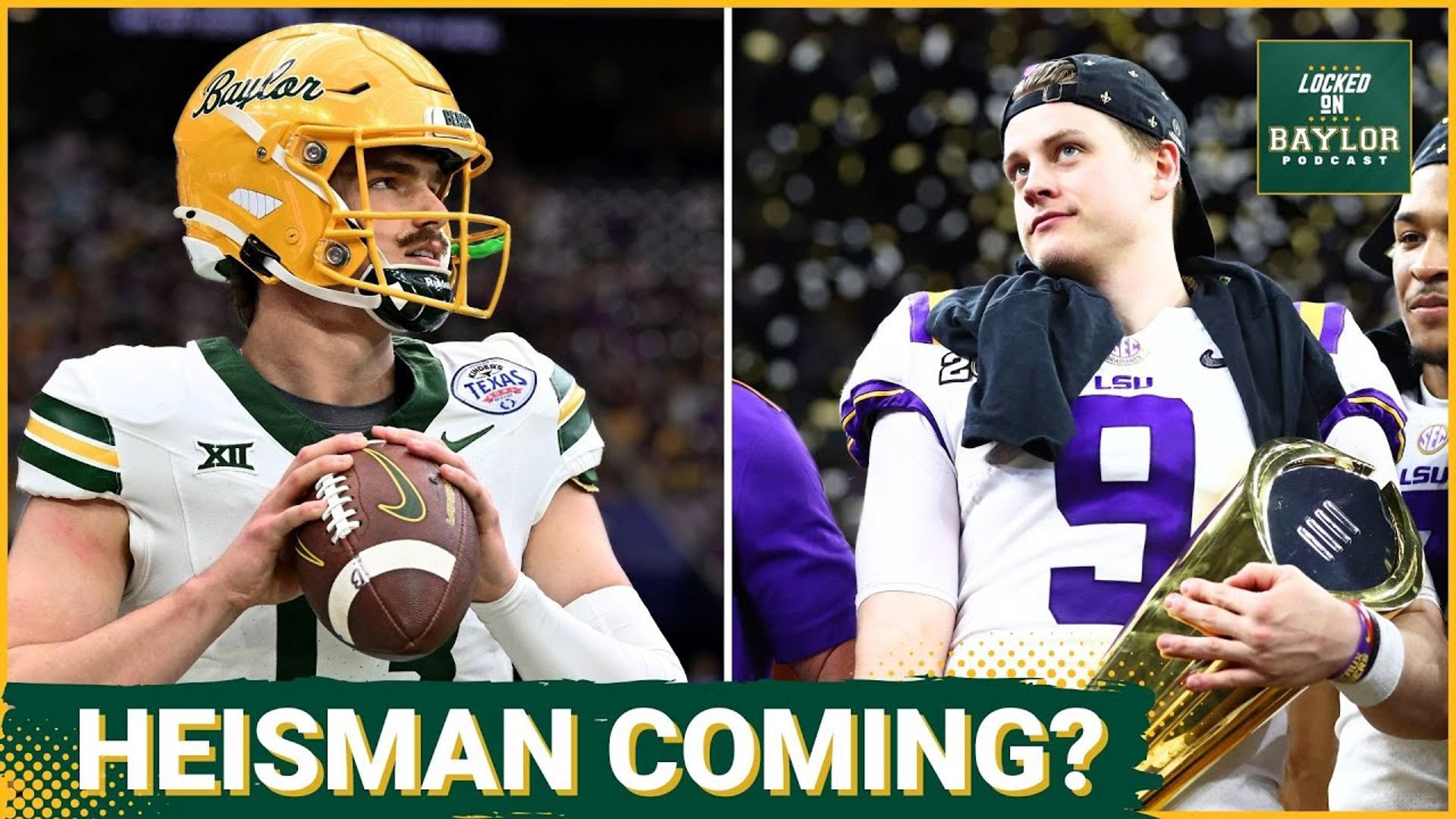 Johnny Manziel and Joe Burrow PROVE Baylor QB Sawyer Robertson WILL Win