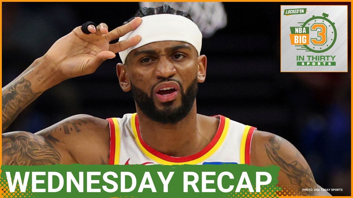 Hawks DOMINATE Against Magic | The Big 3 in 30 NBA | whas11.com