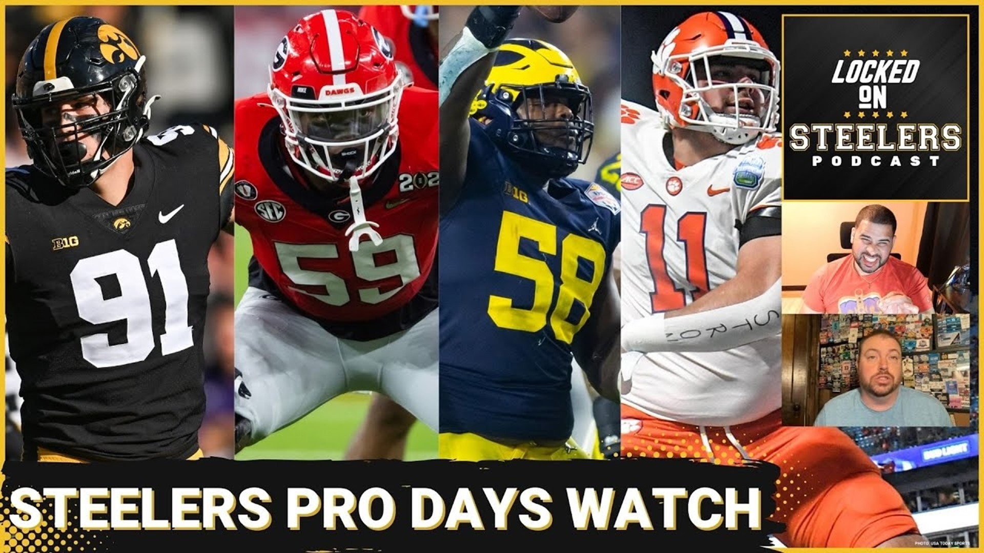 The Pittsburgh Steelers' top brass continues to visit pro days to prepare for the NFL Draft. This time, Omar Khan visited Iowa.
