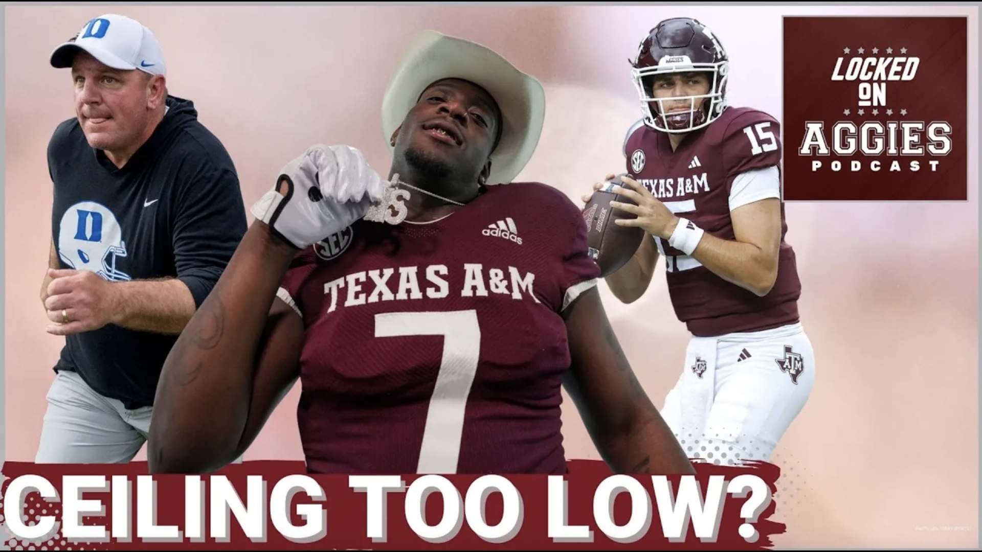 On today's episode of Locked On Aggies, host Andrew Stefaniak talks about an article from Saturday Down South that has the ceiling listed as too low for the Aggies