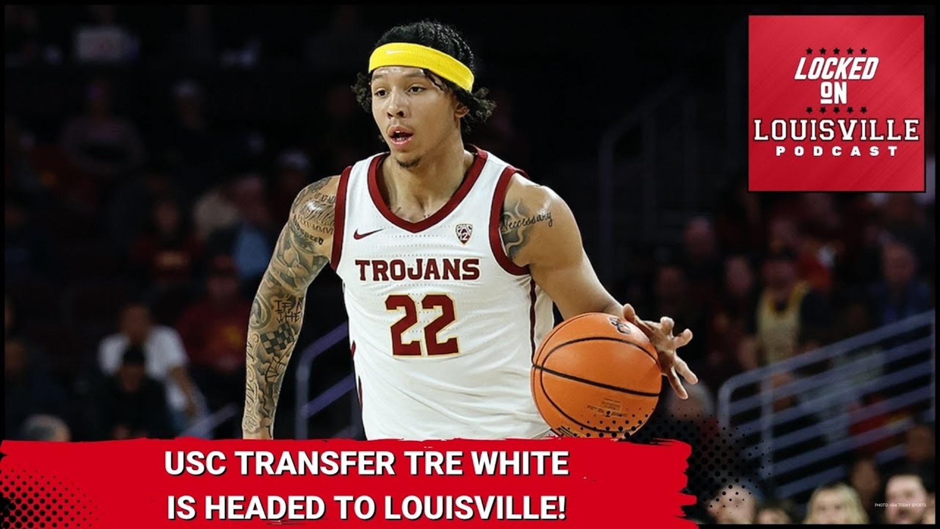 The Louisville Cardinals add USC Trojans transfer Tre White whas11