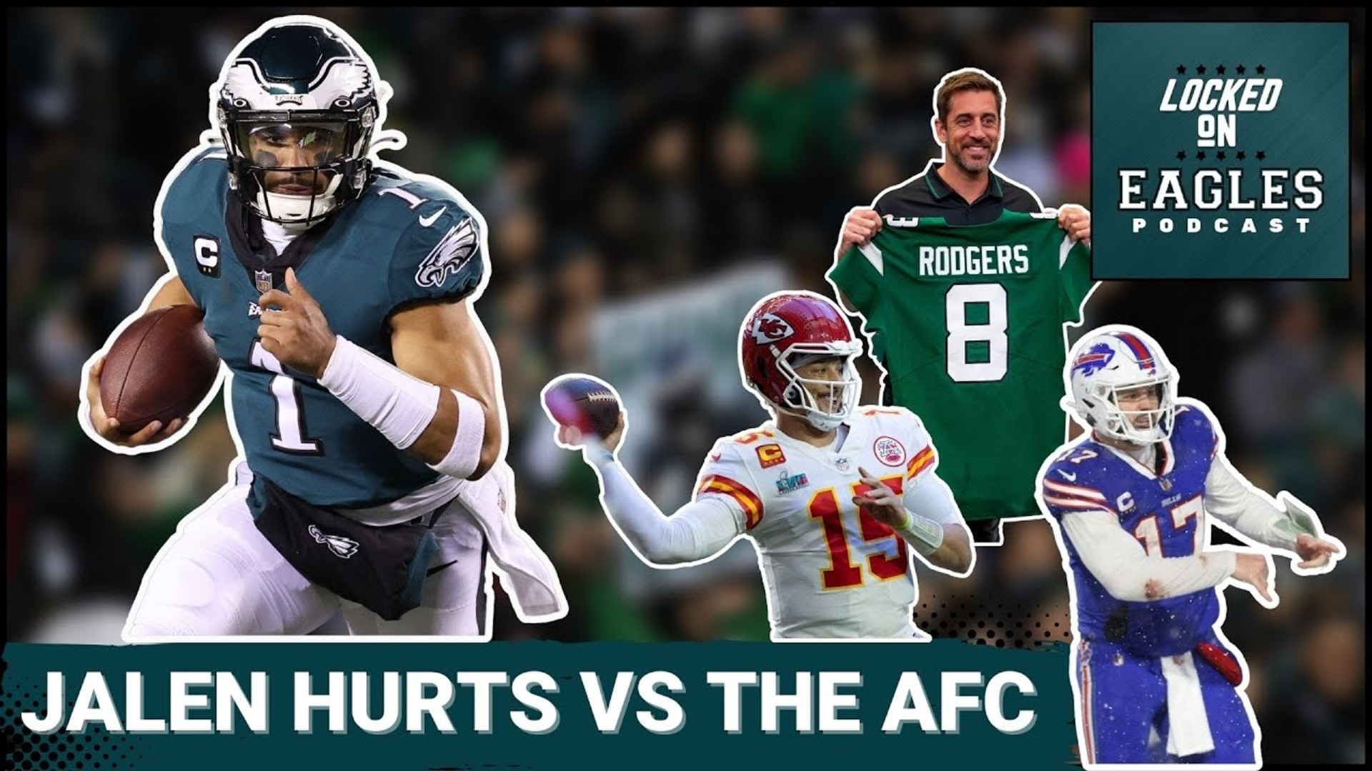 The Philadelphia Eagles and Jalen Hurts face their toughest slate of AFC Quarterbacks in Hurts' first three years as a starter.