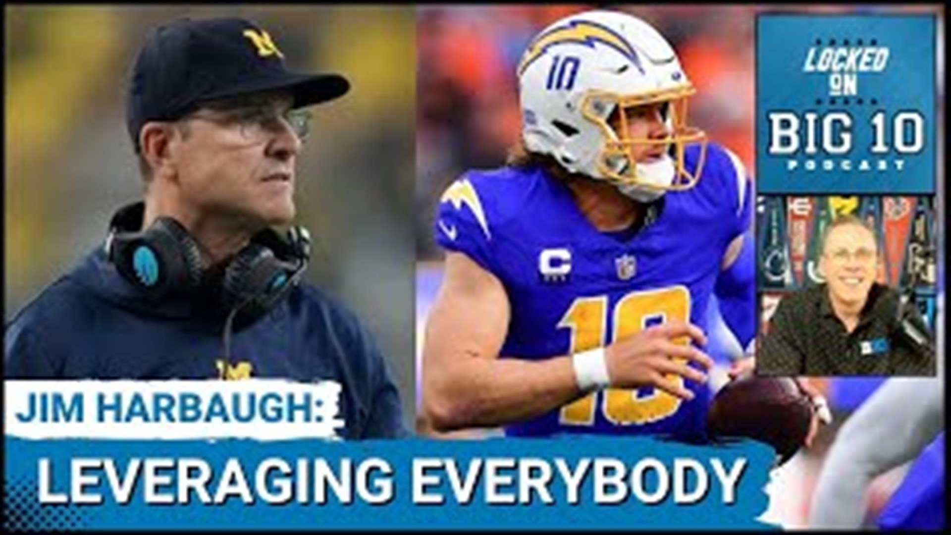 This is Michigan football coach Jim Harbaugh's world and we are all just living in it.  He created great financial leverage with the Michigan Wolverines.