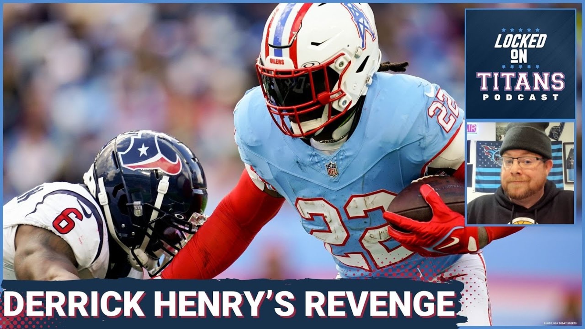 The Tennessee Titans take on the Houston Texans in their second matchup of the season and Derrick Henry must have a better game if the Titans hope to have a shot
