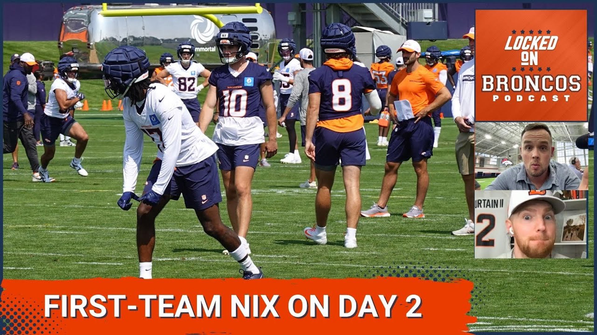 Denver Broncos Training Camp Day 2: Bo Nix Runs With First-Team Offense ...