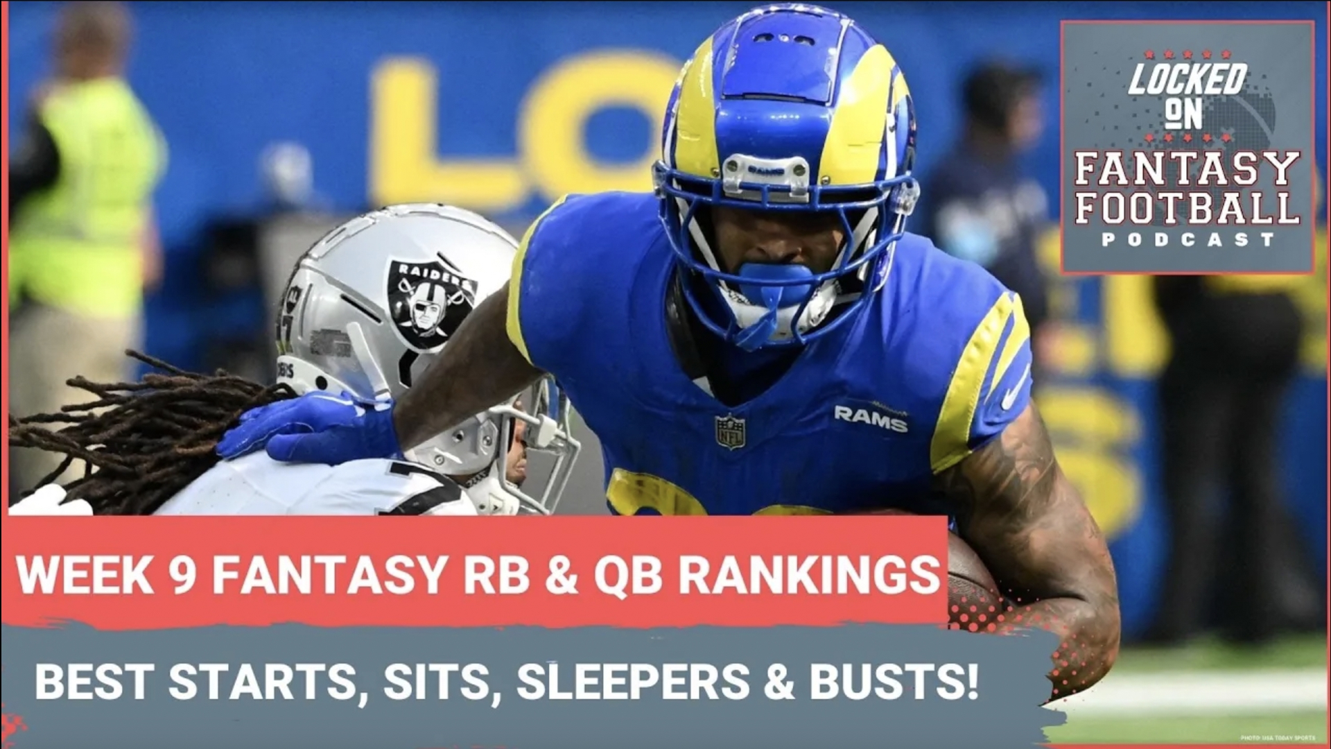 Sporting News.com's Vinnie Iyer and NFL.com's Michelle Magdziuk compare and contrast their running back and quarterback rankings for Week 9.