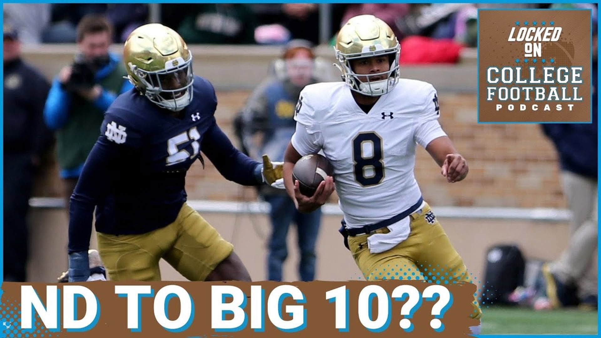 Notre Dame has been an independent in college football since the dawn of time. Are the Fighting Irish bound to join a conference like the Big 10 one day?