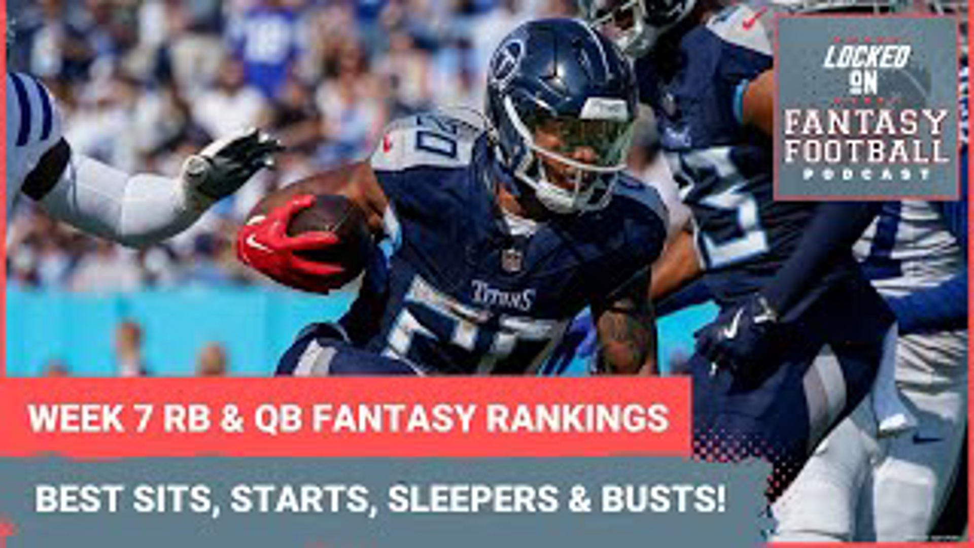 Sporting News.com's Vinnie Iyer and NFL.com's Michelle Magdziuk compare and contrast their running back and quarterback rankings for Week 7.