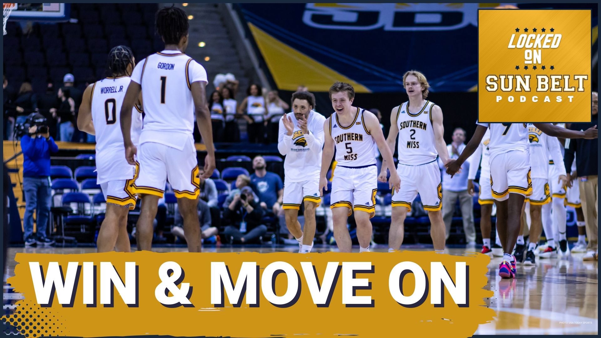 Can the Southern Miss Golden Eagles basketball finish their season on a high note after a thrilling comeback against the Coastal Carolina Chanticleers?