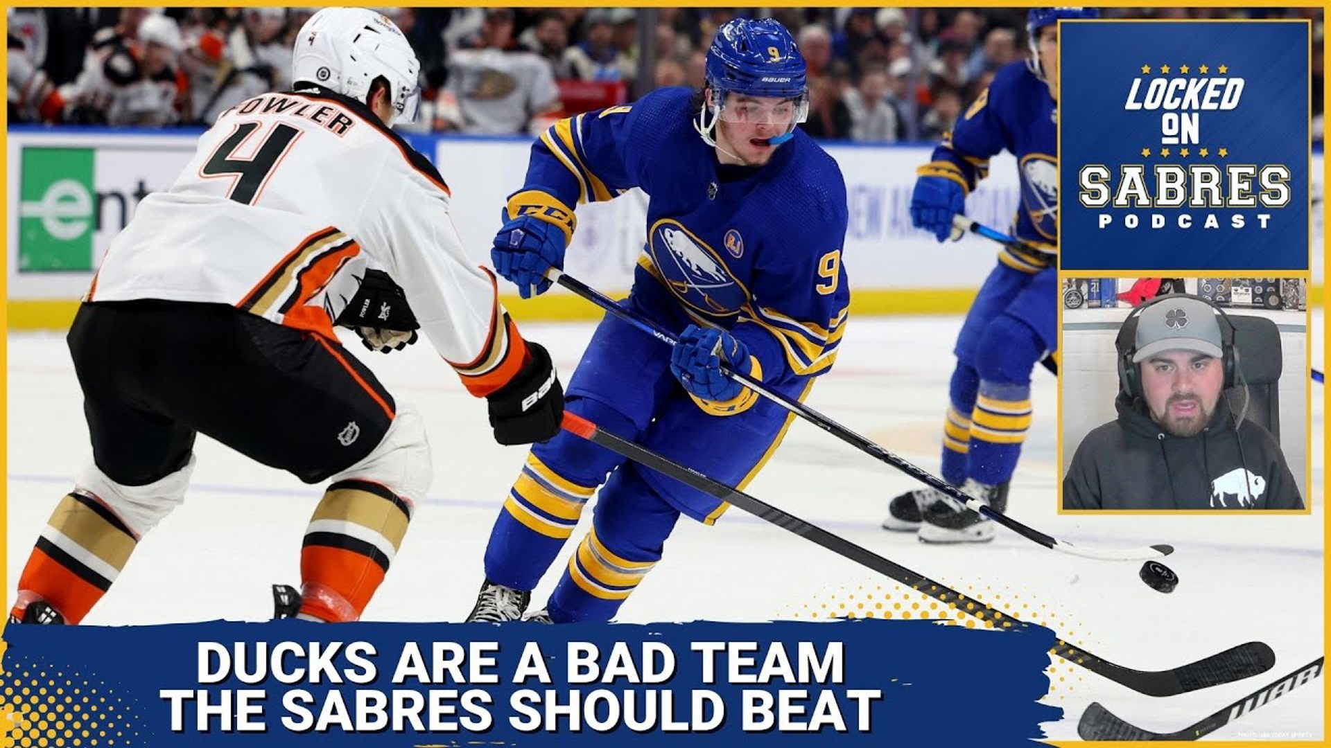 The Ducks are a bad team that the Sabres should beat