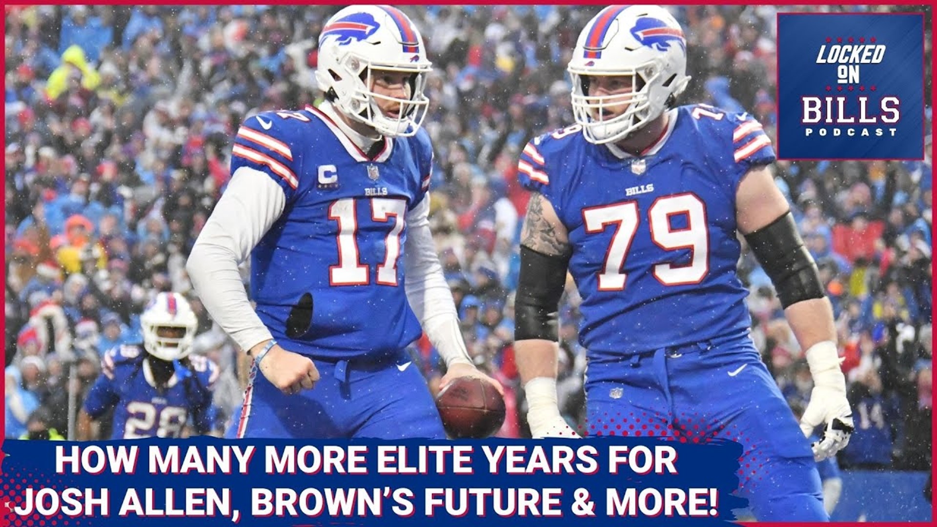 How many elite seasons are left for Buffalo Bills QB Josh Allen, Spencer Brown’s future & more!