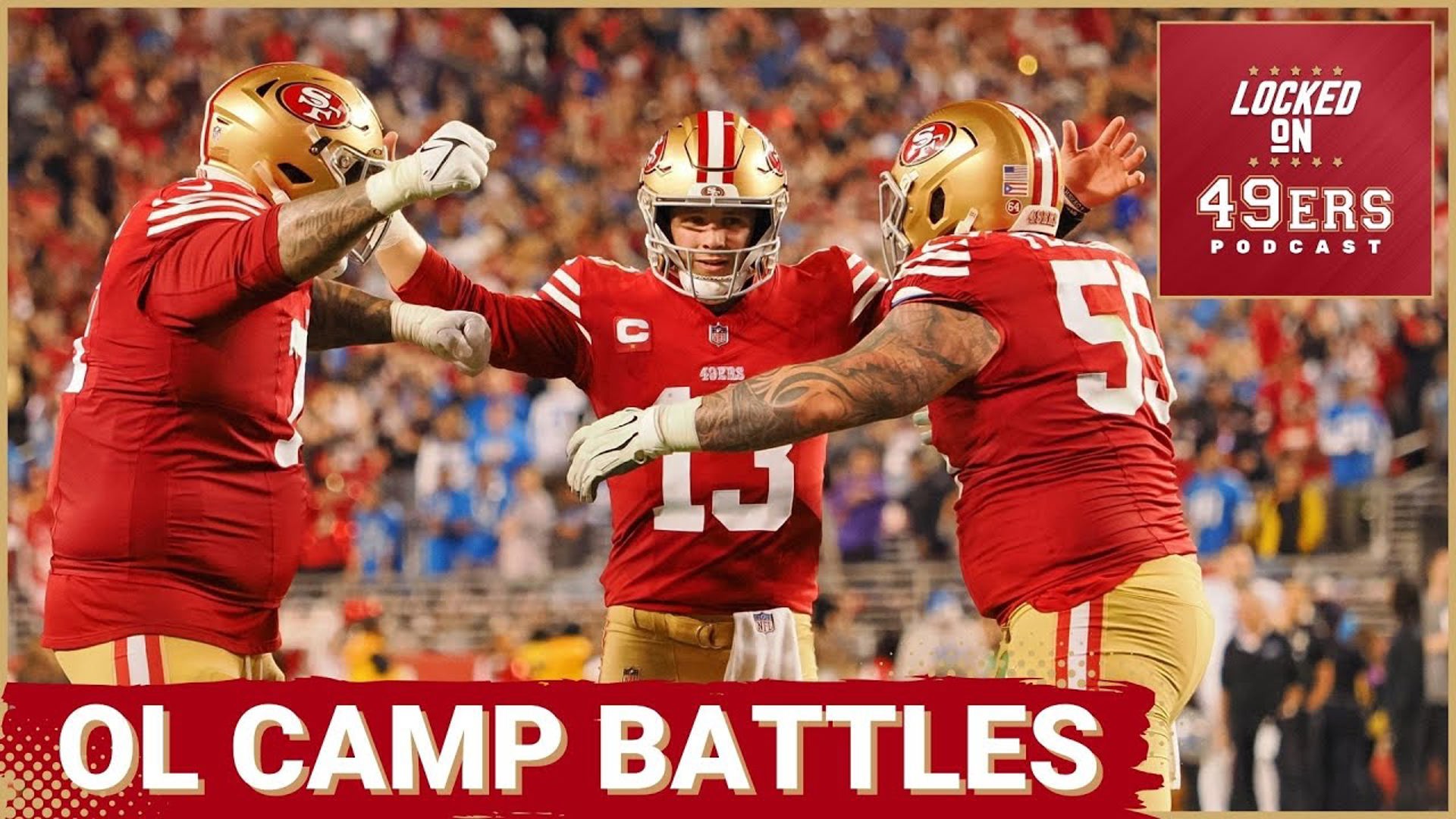 49ers Training Camp Battles Offensive Line