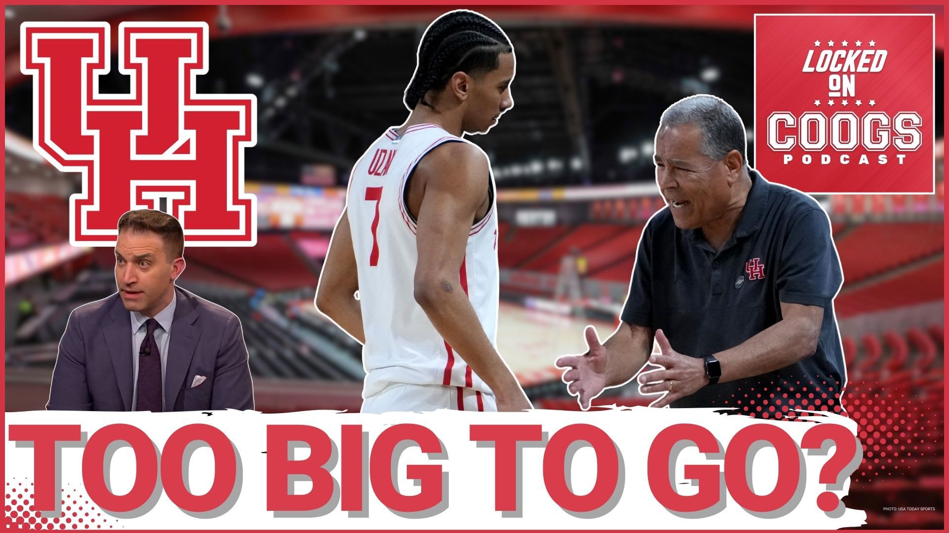 Houston Cougars face the challenge of maintaining their top ranking without star player Milos Uzan, who has declared for the NBA draft.