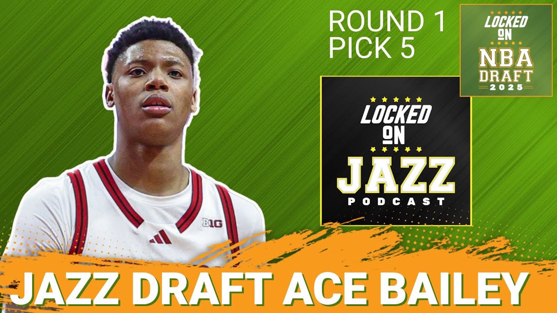 With the No. 5 Pick in the NBA Draft, the Utah Jazz select Ace Bailey. Tenitra Batiste and Locked On Jazz host David Locke break down the selection.