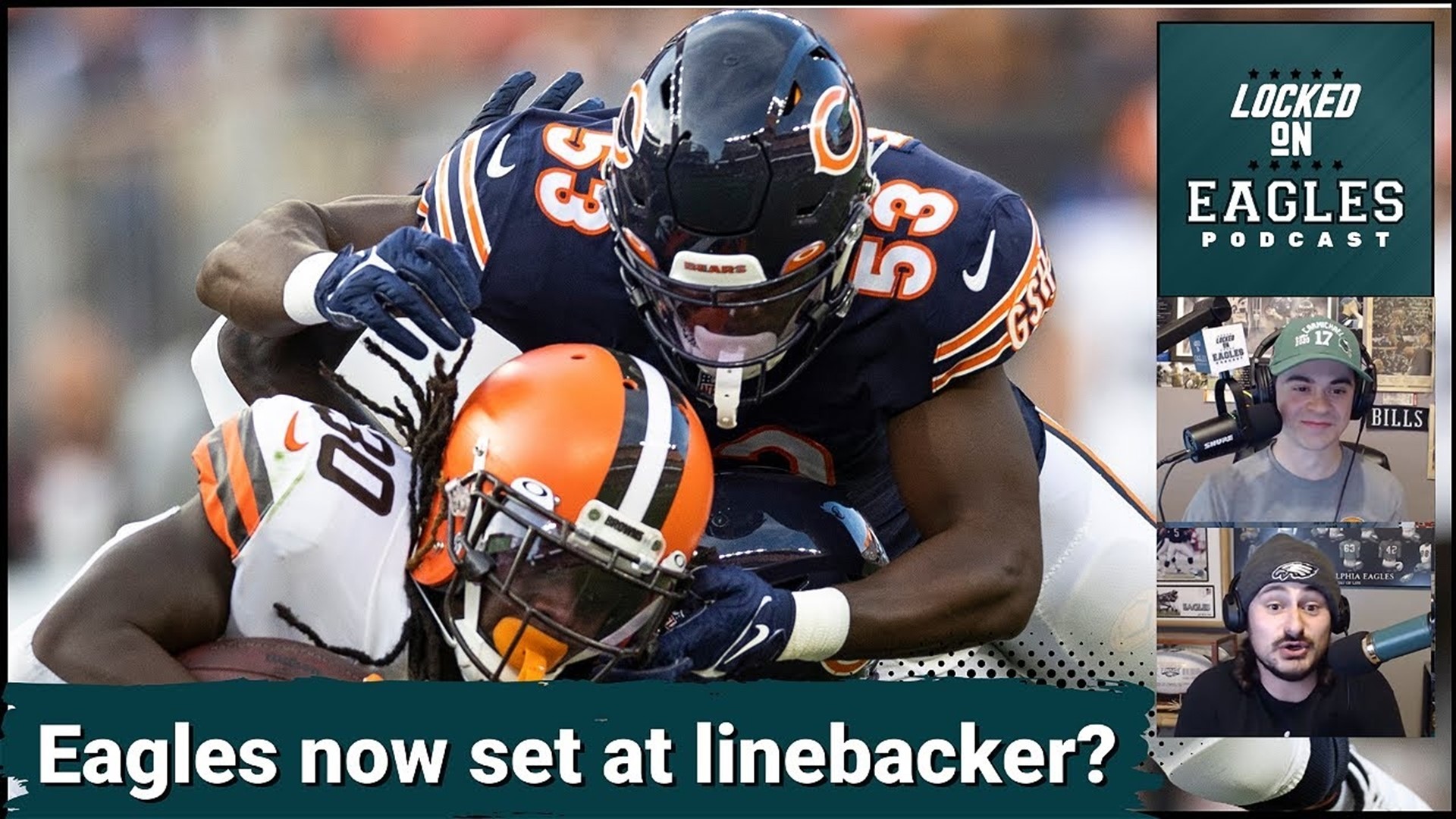 After the Philadelphia Eagles signed Chicago Bears 2022 starting linebacker Nicholas Morrow, is the defense set at the position with Morrow and Nakobe Dean?