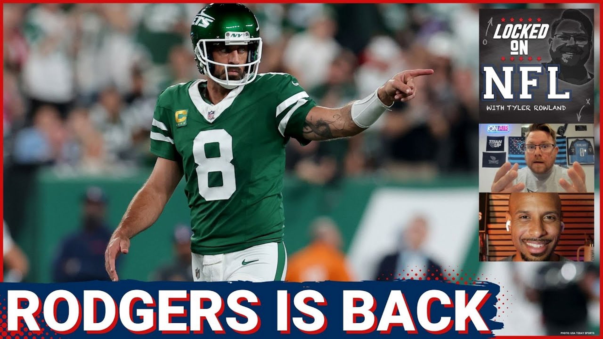 The New York Jets throttled the New England Patriots on Thursday Night Football and Aaron Rodgers looked fantastic in his first home game for the Jets this year.