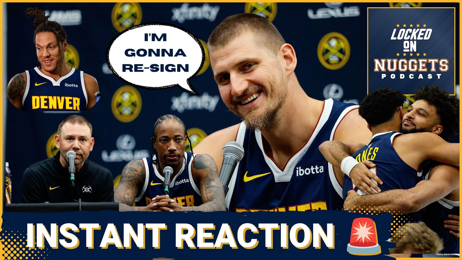 INSTANT REACTION: Nikola Jokic Commits + Denver Nuggets Media Day ...