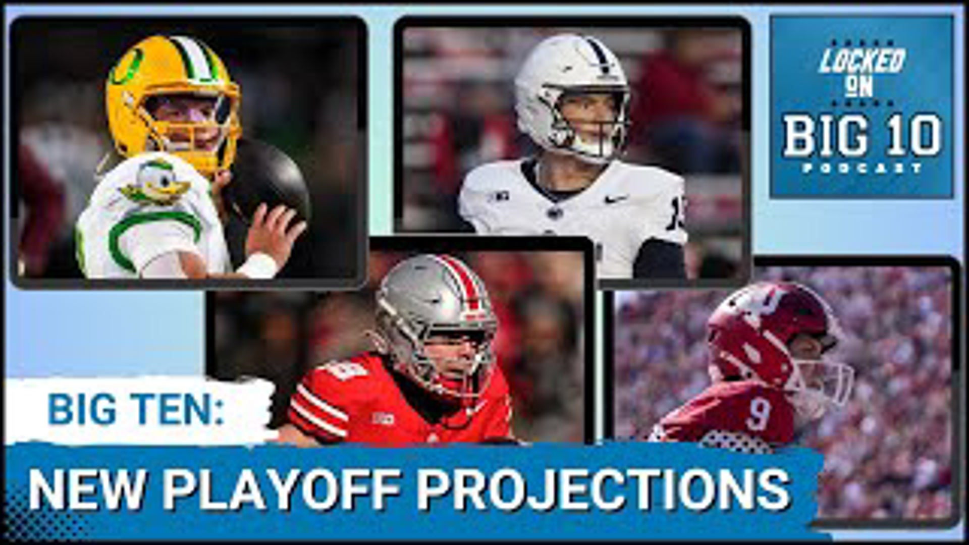 We take the college football playoff committee's newly released CFP Poll and look at the latest college football playoff projections.