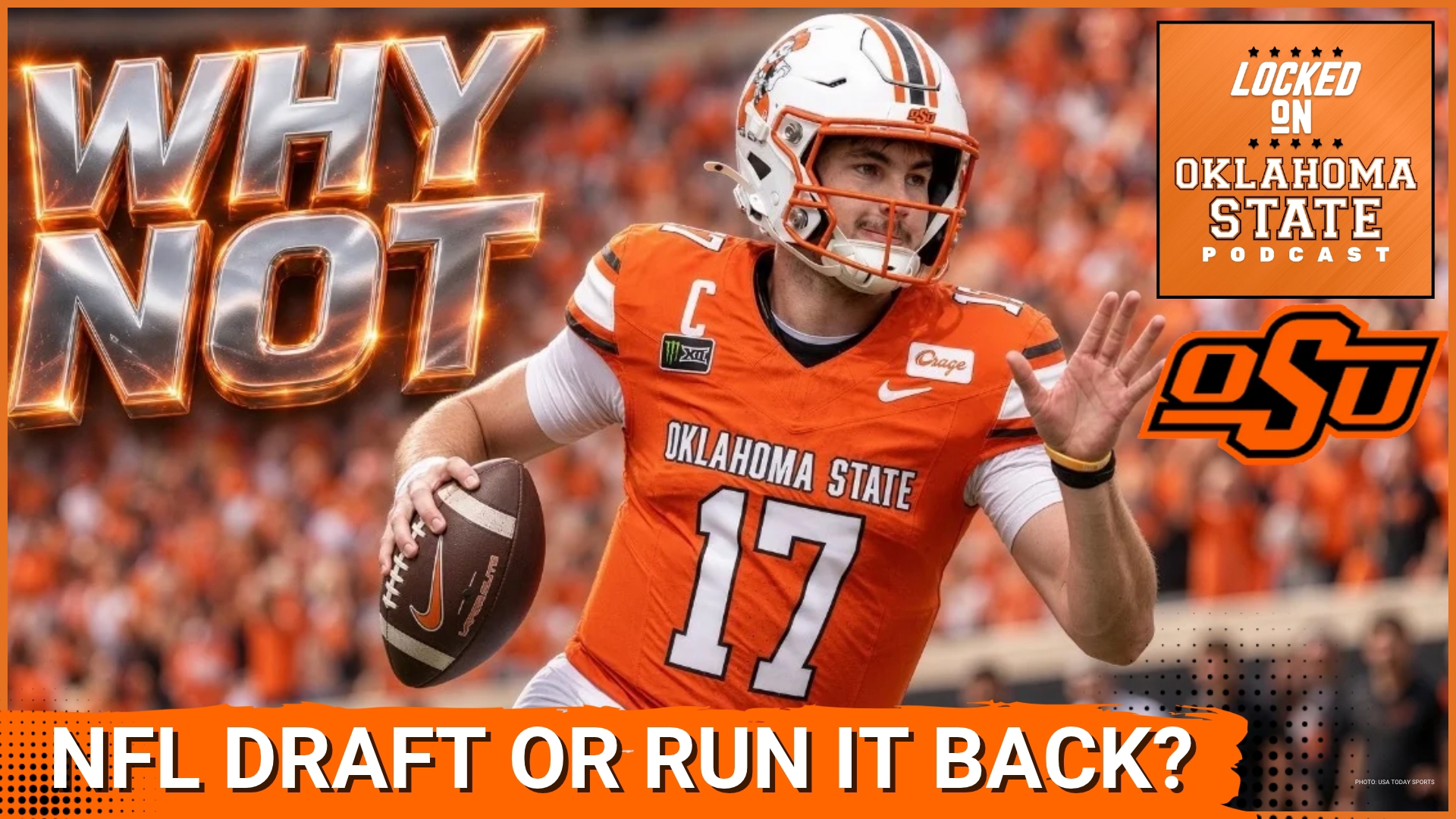 NFL DRAFT: Oklahoma State's Drew Mestemaker RETURNING Might Actually Be ...