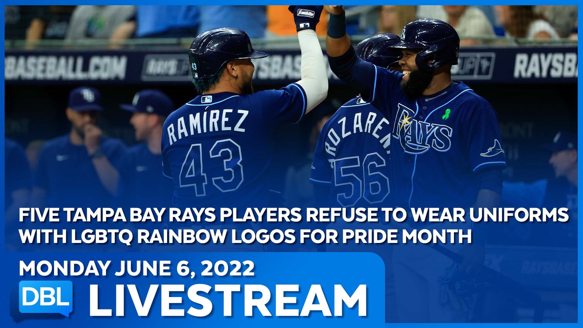 Tampa Bay Rays: Several players decline to wear LBGTQ logos on