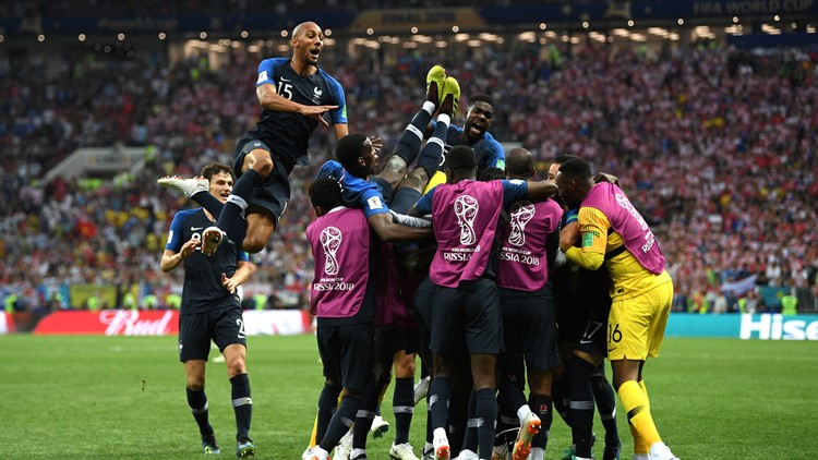 PHOTOS: France vs. Croatia in 2018 World Cup final ...
