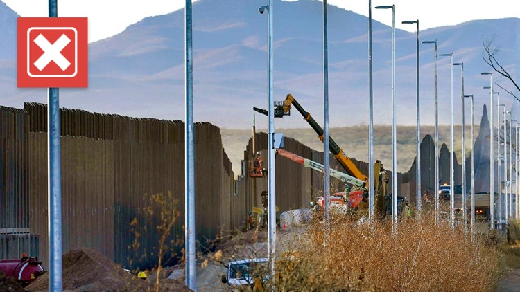 No, the Biden administration is not resuming border wall construction