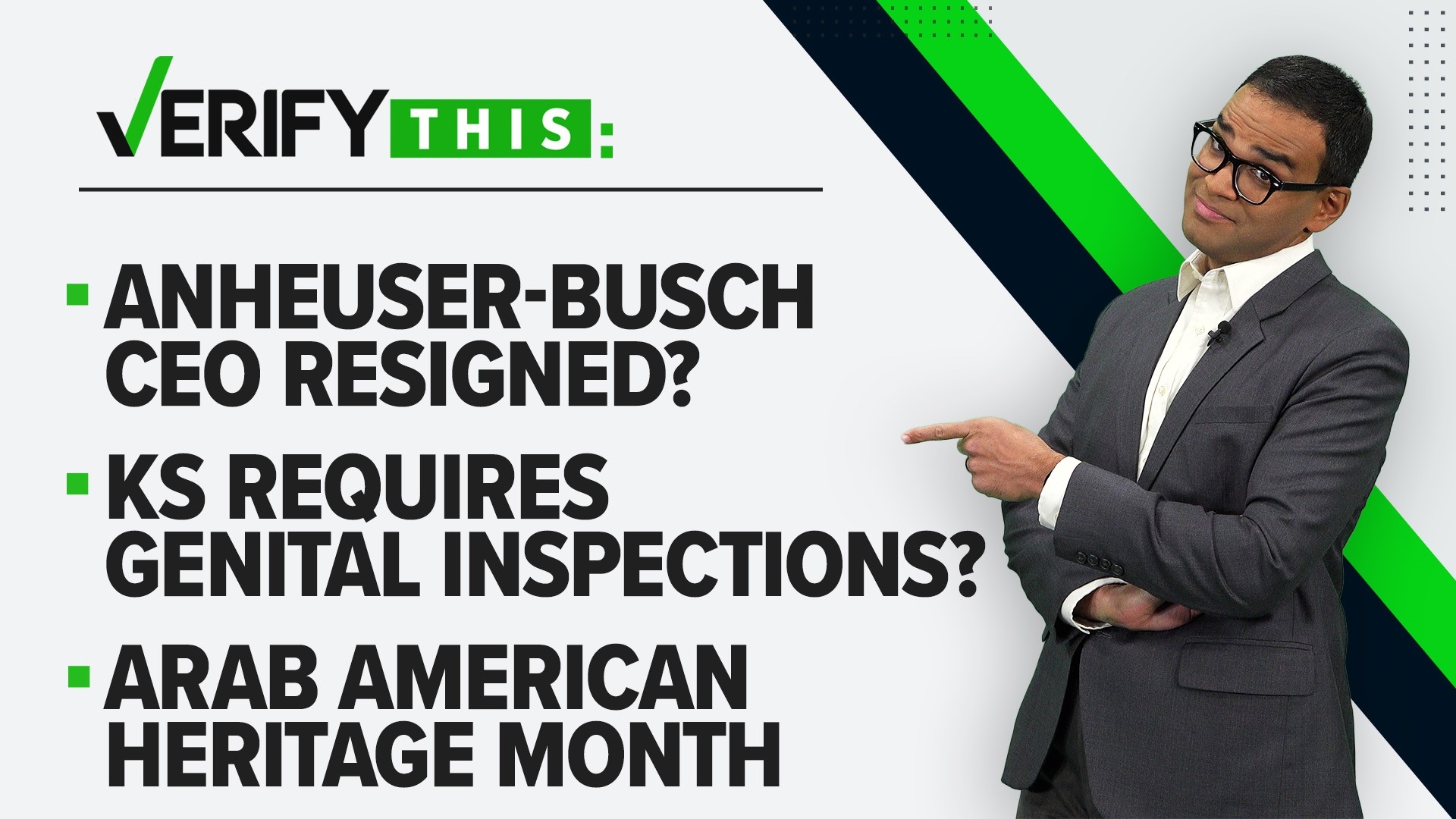 Fact-checking claims about the CEO of Anheuser-Busch resigning, genital inspections to play sports, juice jacking devices and more.