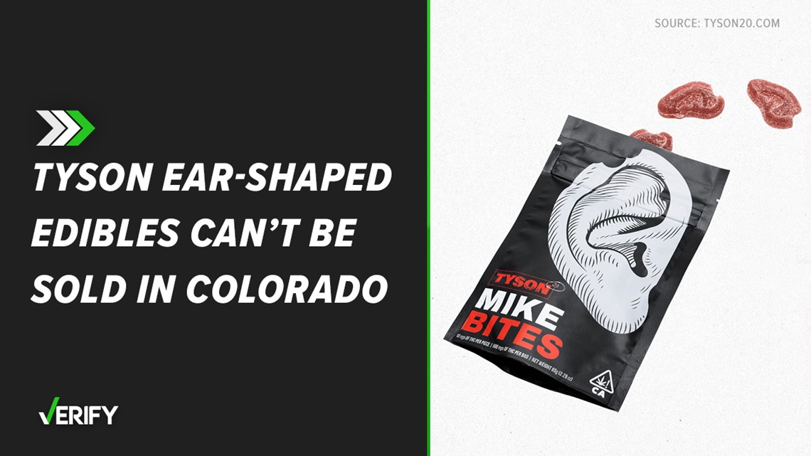 Mike Tyson's ear-shaped edibles can't be sold in Colorado