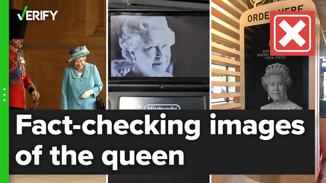 We verify if some viral images of the queen are true or false