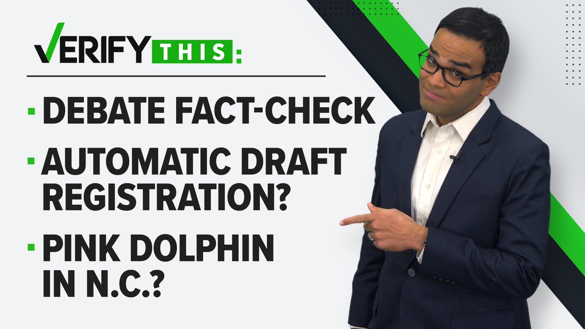 In this week's episode, we fact-check the first debate between Biden and Trump, verify if a bill is will implement the draft for some and are flights more turbulent?