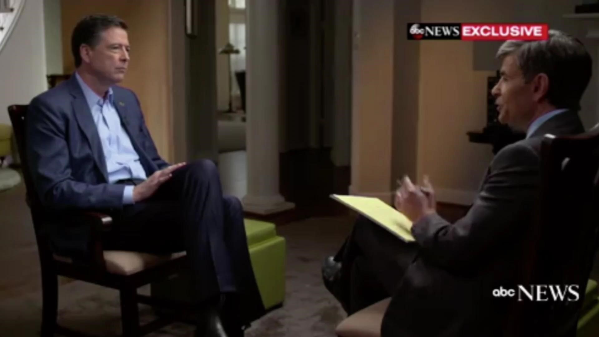 5 Political Bombshells From James Comey S Exclusive Interview With Abc News Whas11 Com