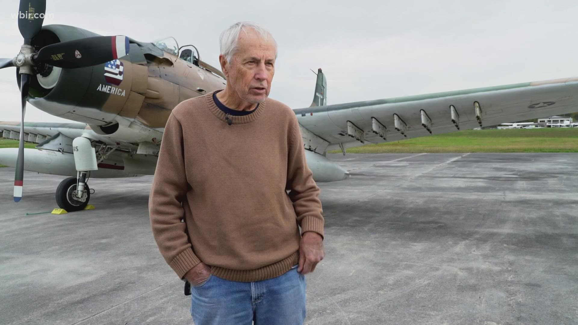 A combat veteran matches the tail number on a plane in an East Tennessee museum to the one he flew in Vietnam.