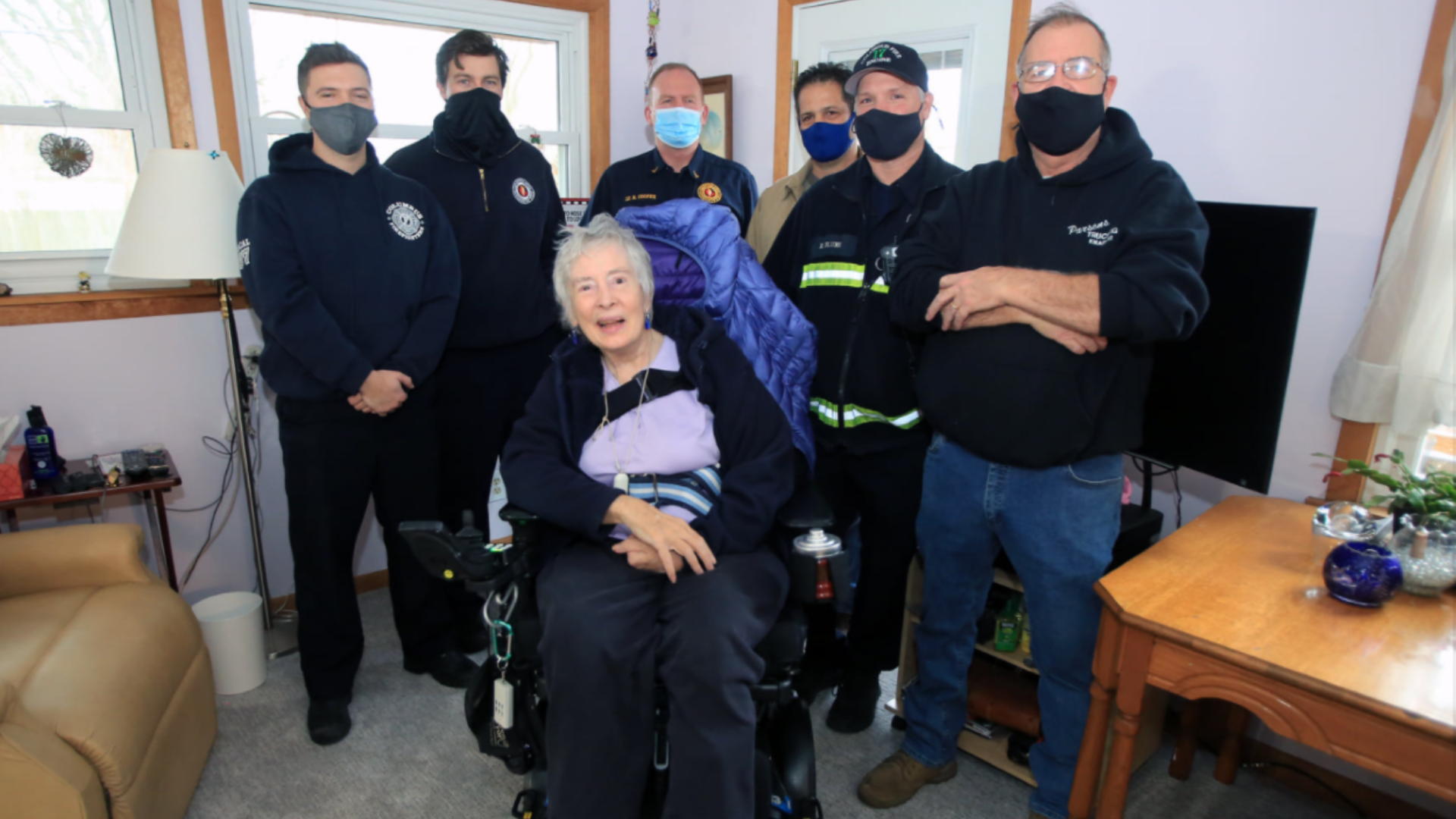 Kay Werk helped many firefighters during her career, and after a fall and positive COVID-19 test, her friends knew it was time to return the favor.