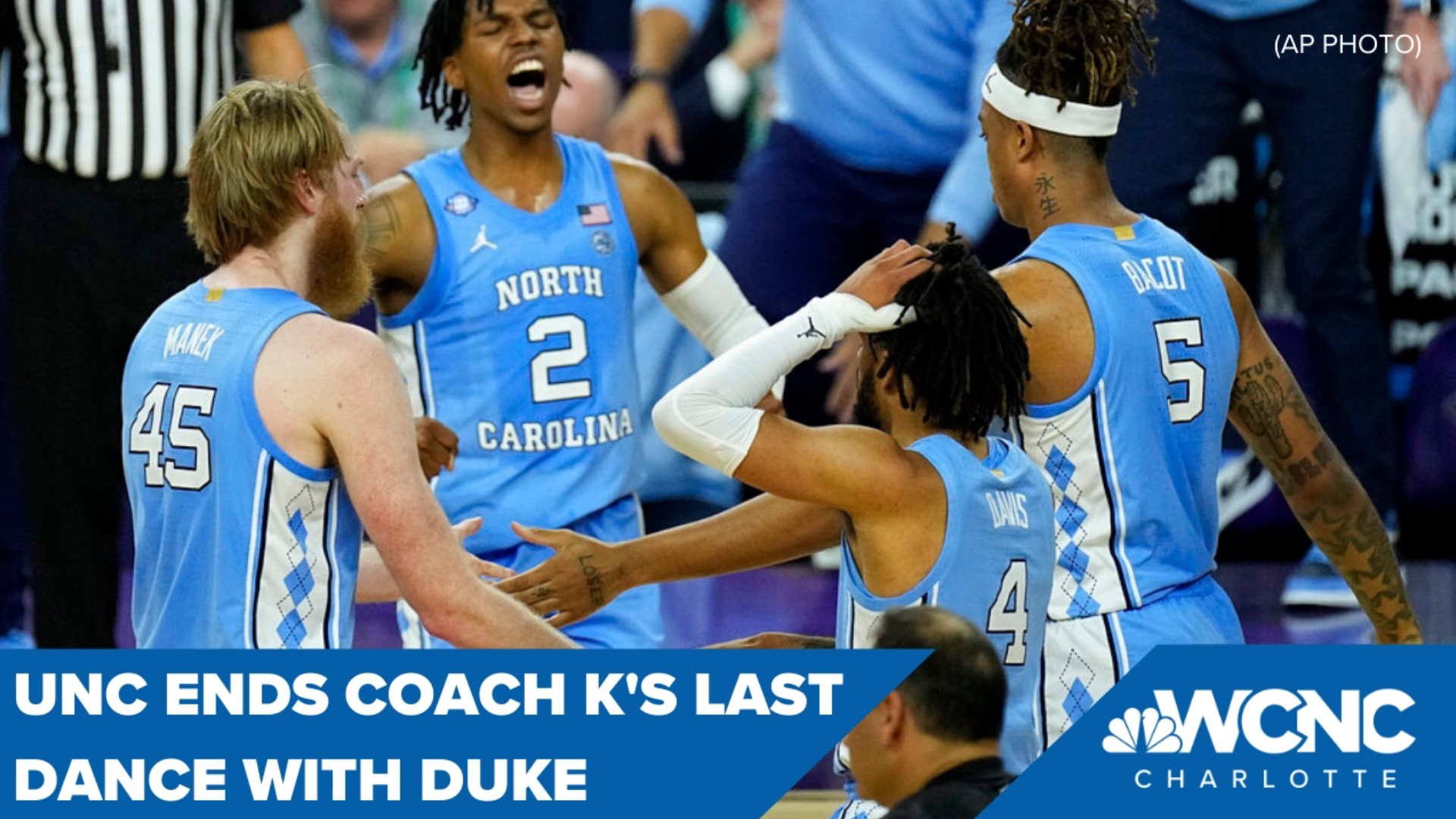 Coach K's career ends with a loss to the Tar Heels.