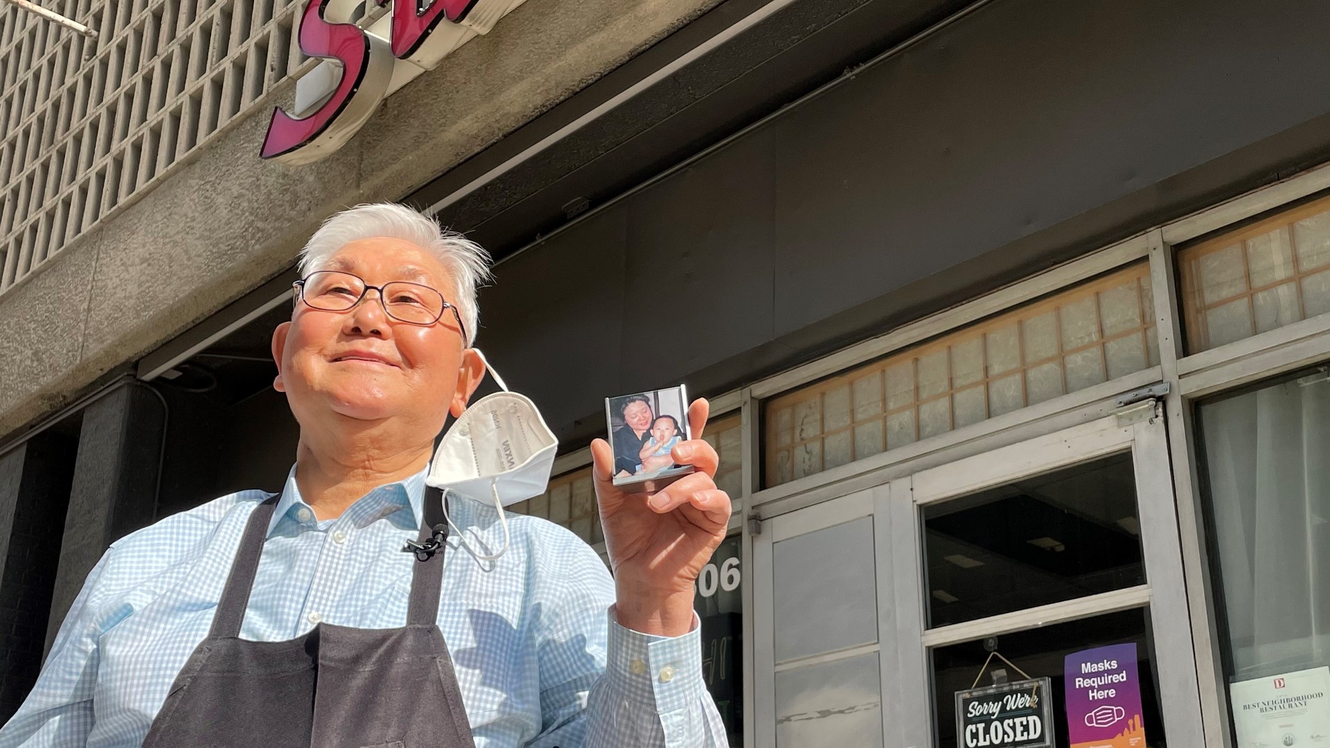 Kang Lee, 80, struggled to fill his downtown restaurant 'Sushiya' until his grandson posted a TikTok video encouraging hungry folks to visit.