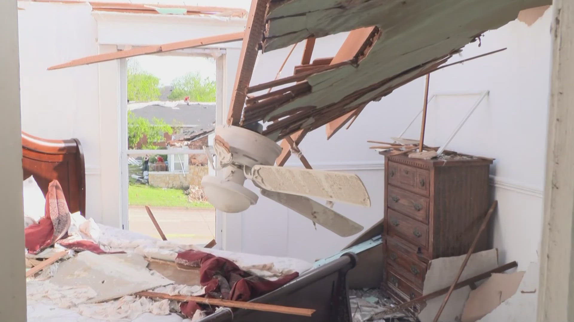 Tornadoes that tore through Oklahoma have flattened buildings, killed at least four people, widespread power outages, and left a trail of destruction.