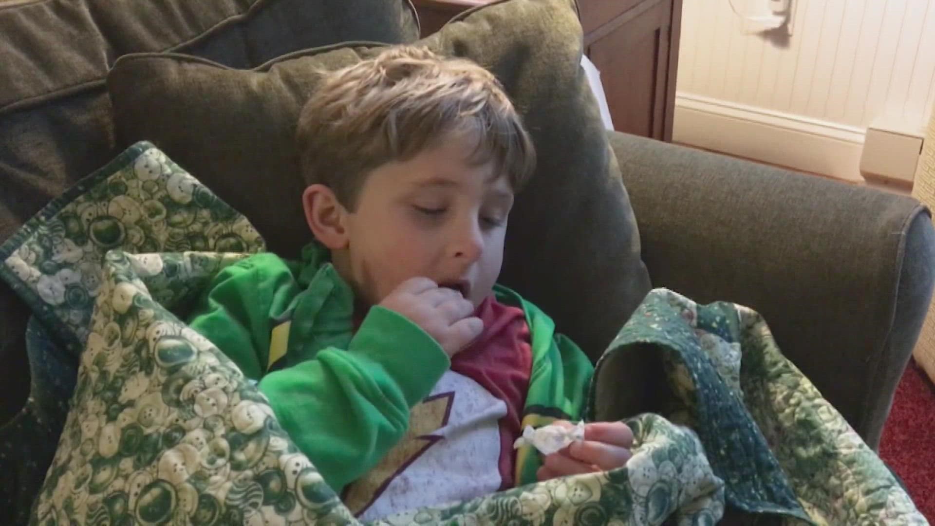 According to Consumer Reports, the average child gets 8 to 10 colds a year.