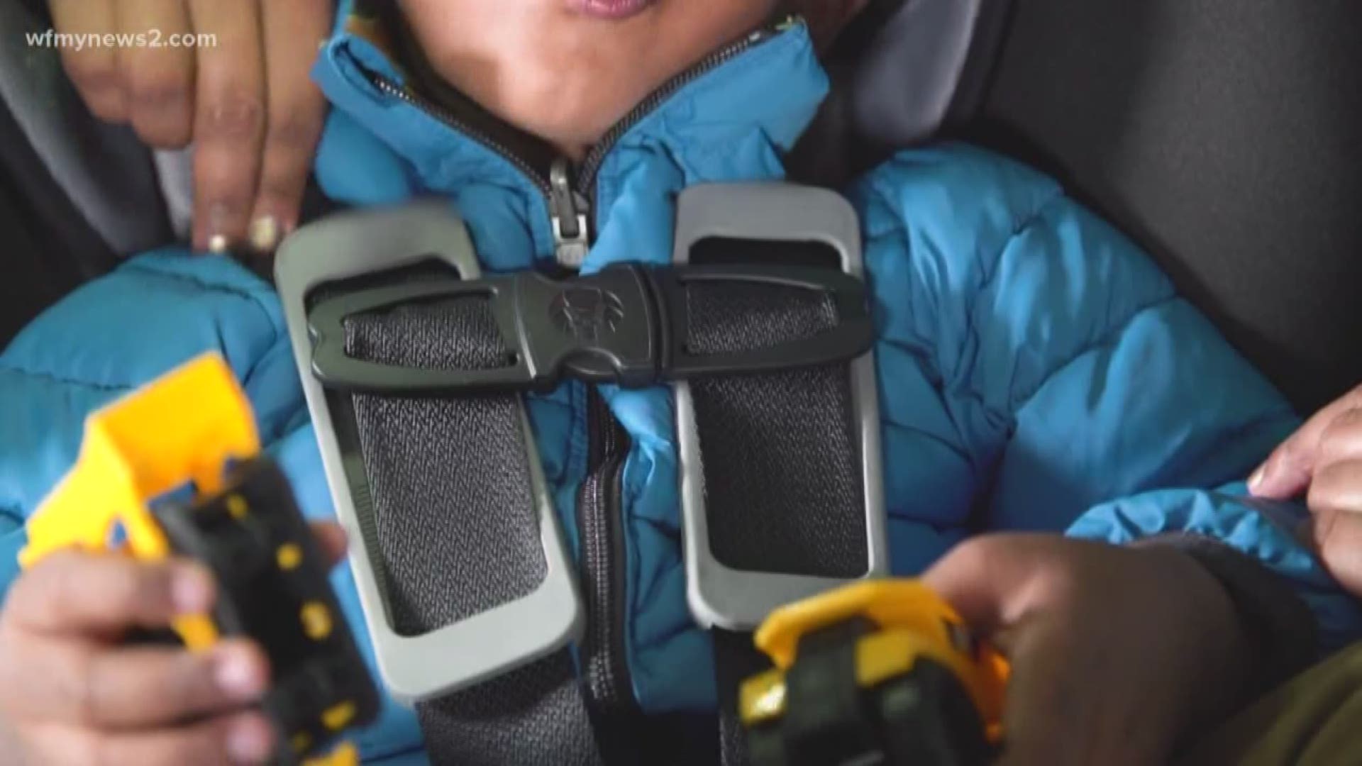 Depending on your child’s age, they may need a wardrobe change in the car to stay safe