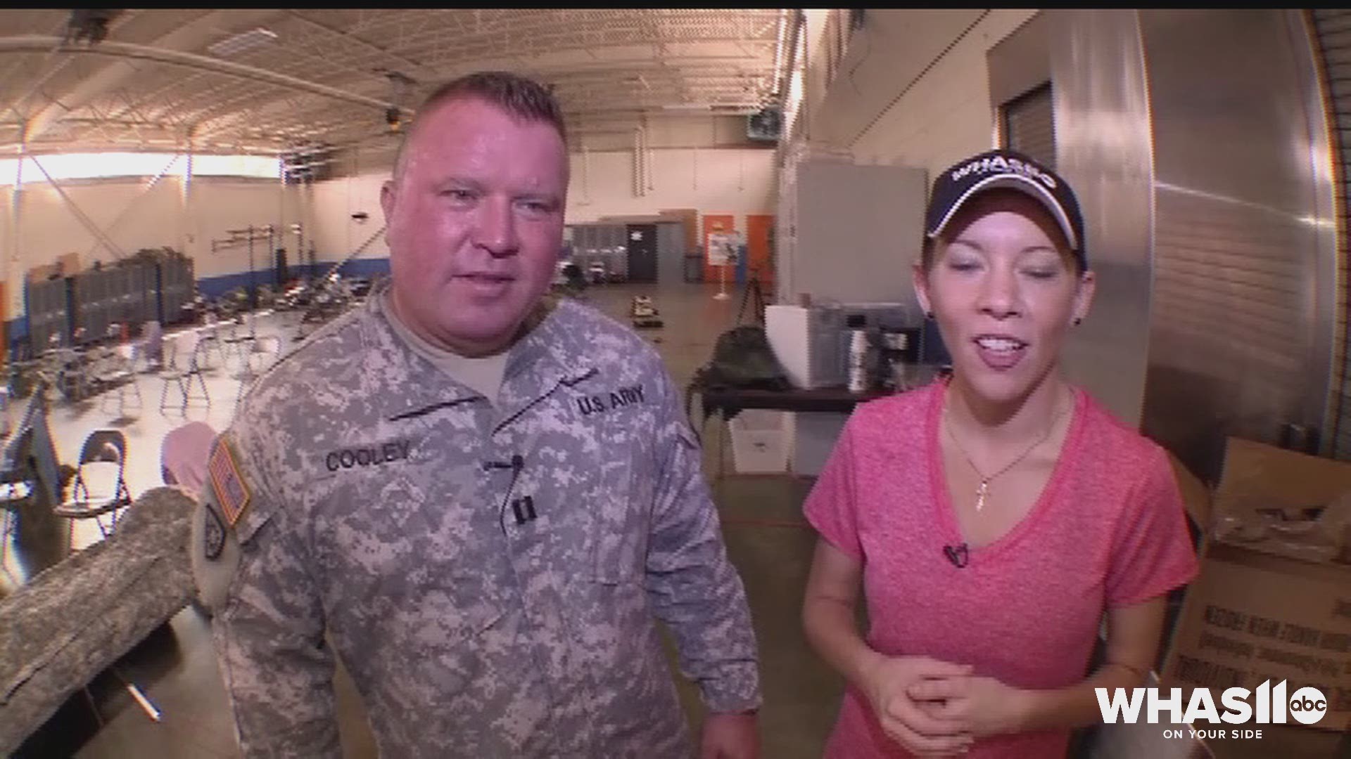 WHAS11's Lisa Hutson talks with the National Guard about MREs