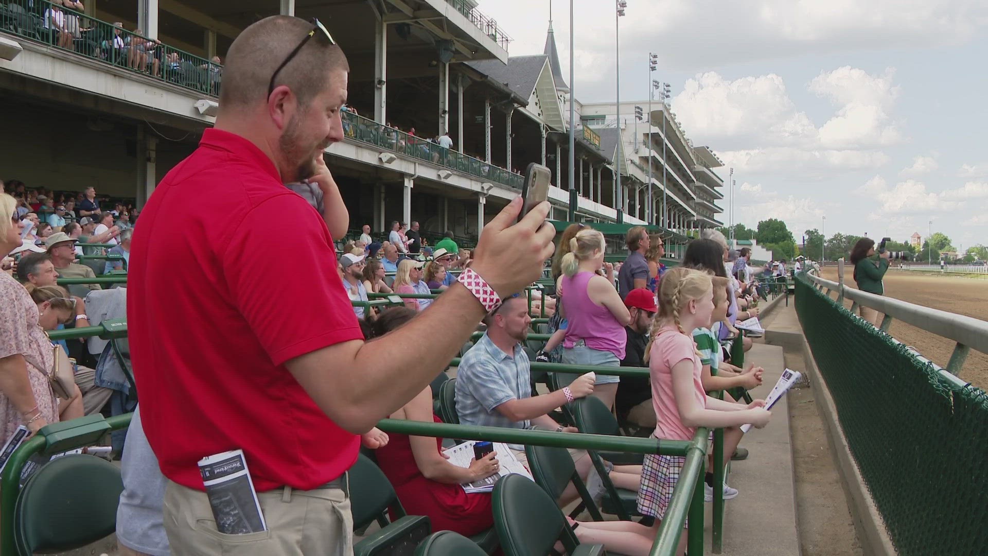 Fans gathered at Churchill Downs for twilight racing, hours after the safety initiatives were announced.