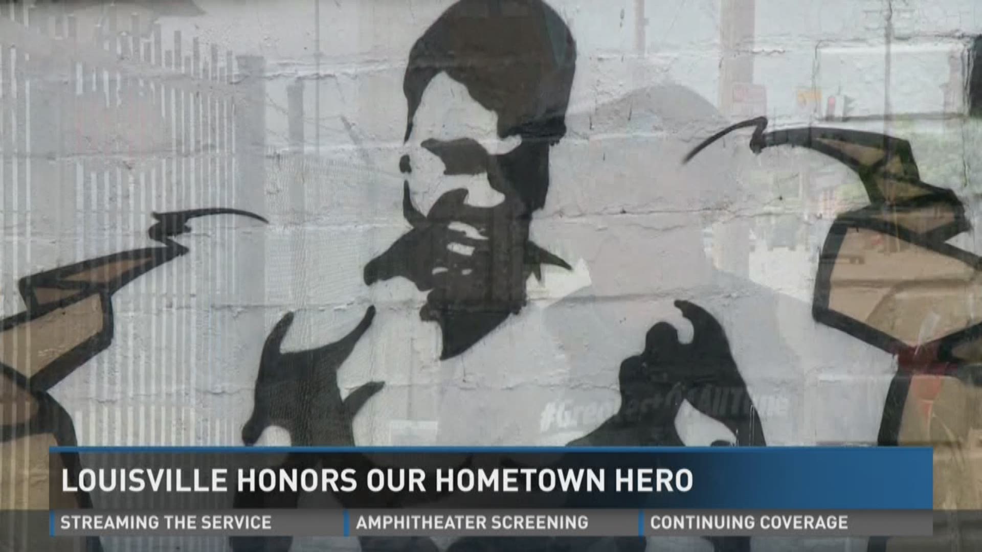 Louisville honors hometown hero