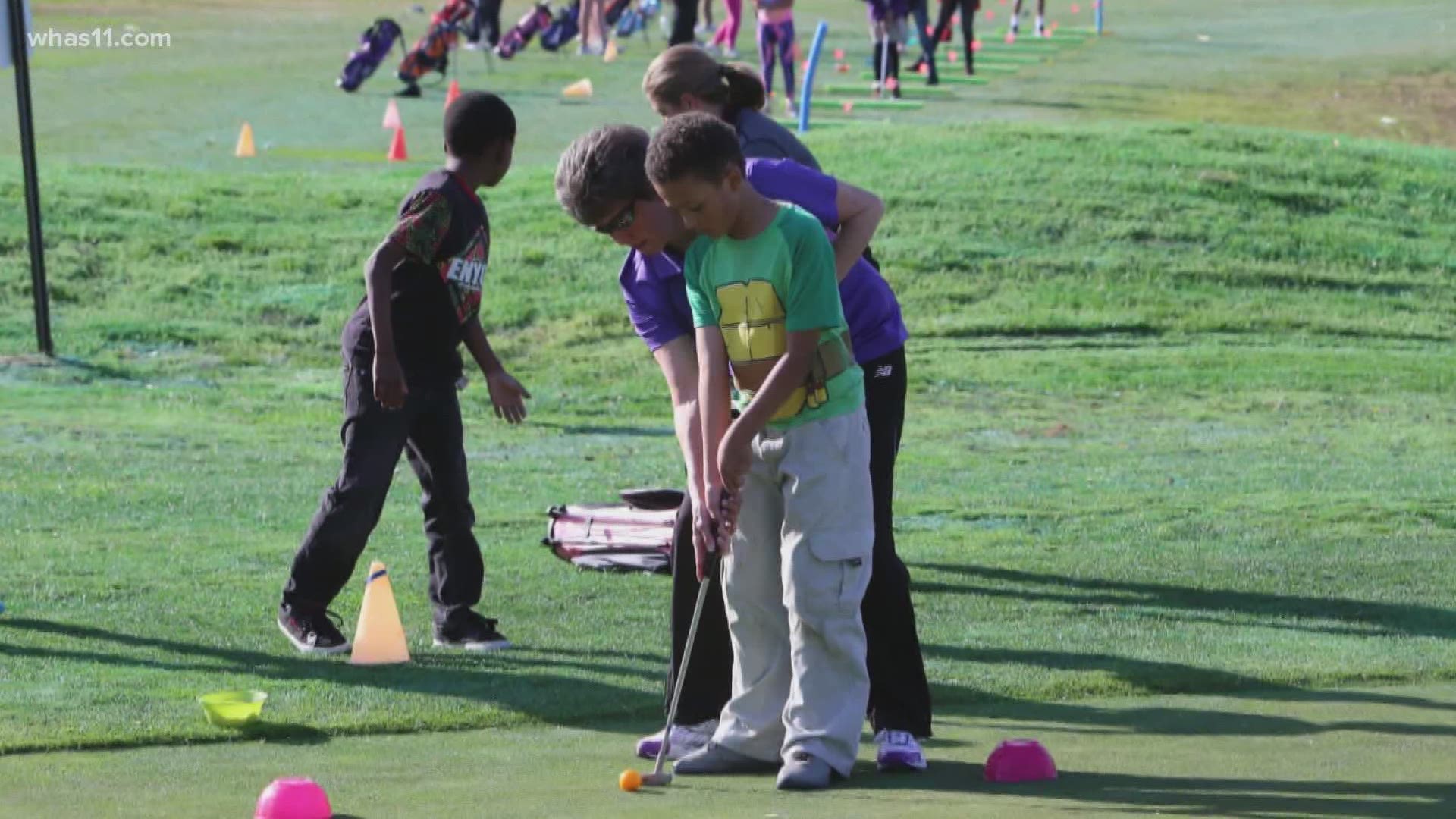One organization is teaching them how to grow as a golfer and a person. And they also made changes to keep everyone healthy.