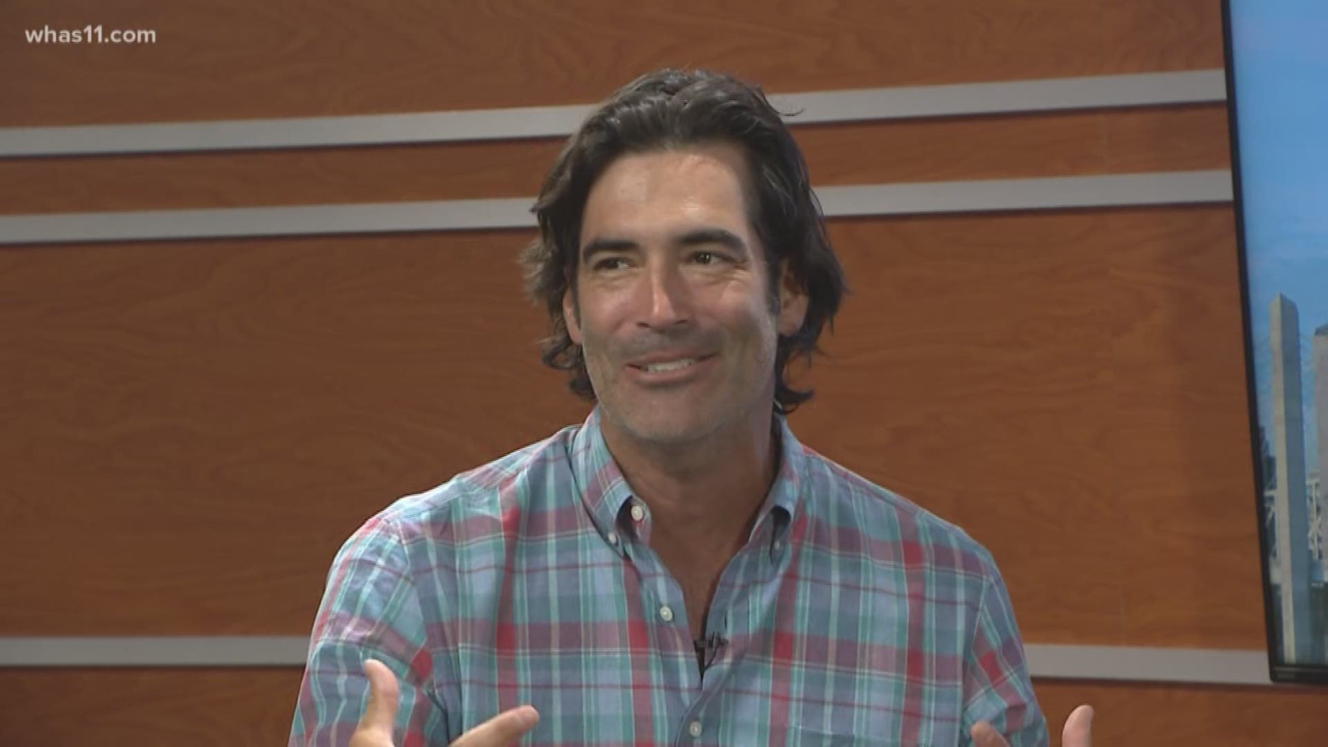 The popular "Trading Spaces" star Carter Oosterhouse came to WHAS11to talk about two playgrounds built with local community members through his non-profit, Carter's Kids.