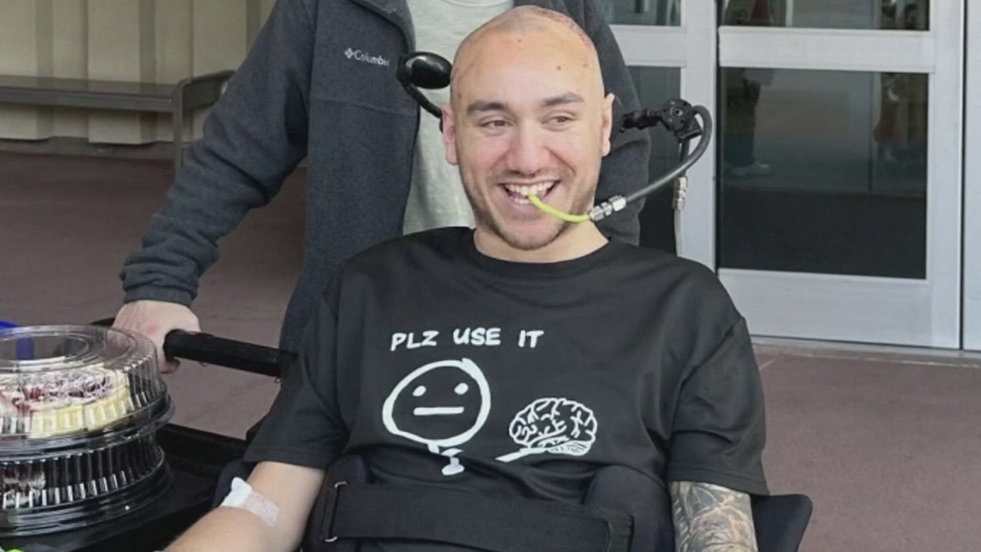 Noland Arbaugh, 30, is the first person implanted with Elon Musk's experimental brain chip, Neuralink, and hopes his story can help inspire others.