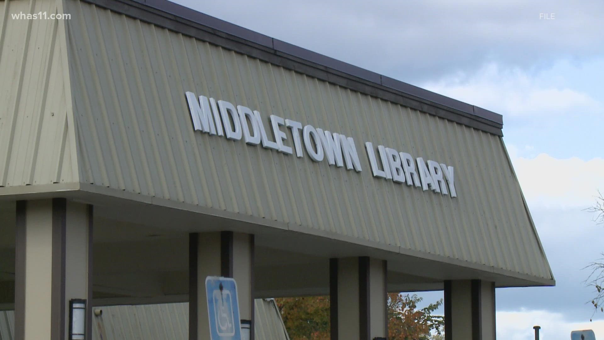 The building's lease agreement between Louisville Metro and City of Middletown leaders allows the library to use the building rent-free.