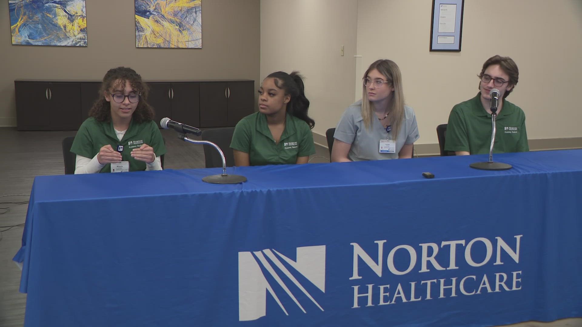 The pathways are designed to allow students to gain a basic understanding of what it takes to work in healthcare as they consider post high school career options.