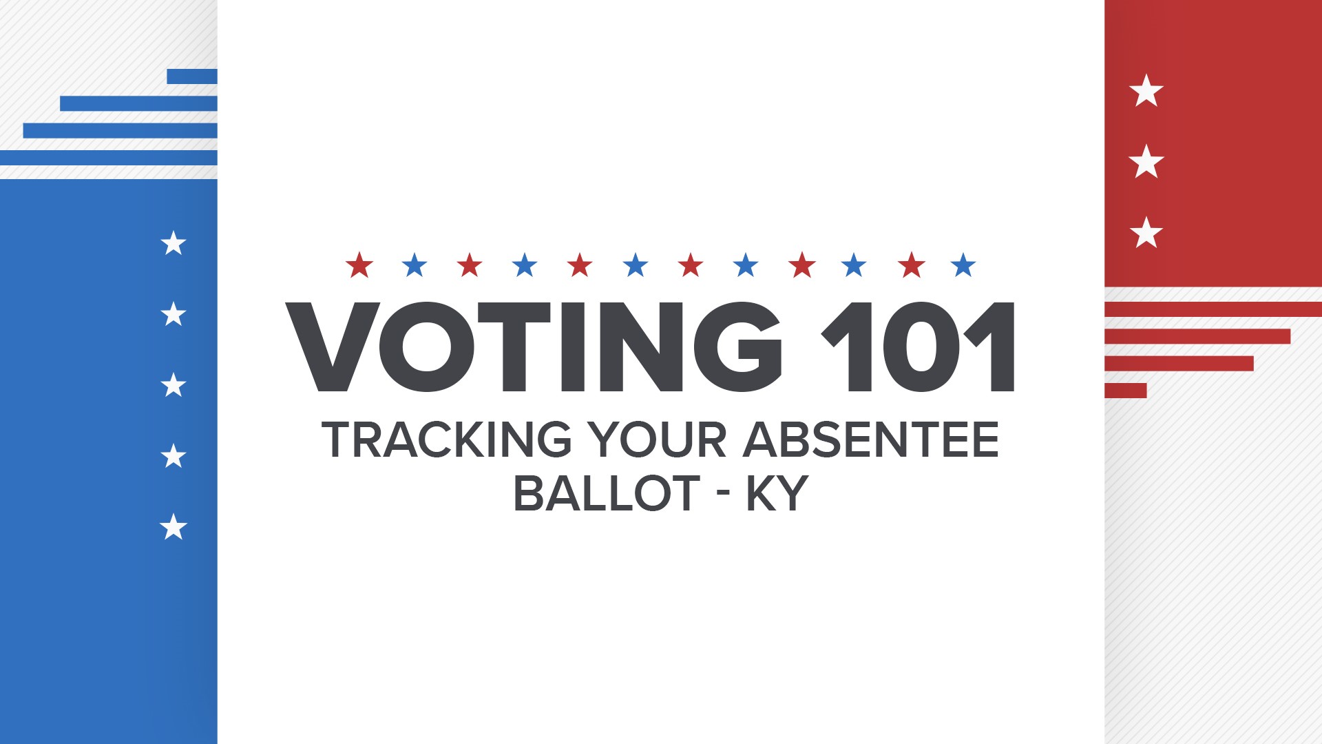 If you want to make sure your absentee ballot gets to its destination, here's how you can track it in Kentucky.
