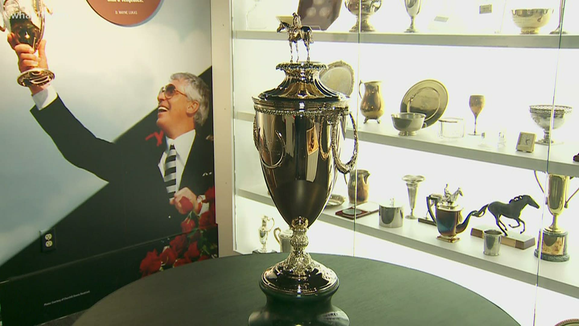 The 146th Kentucky Derby trophy will need a touch up after the COVID-19 pandemic forced Churchill Downs to reschedule the race.