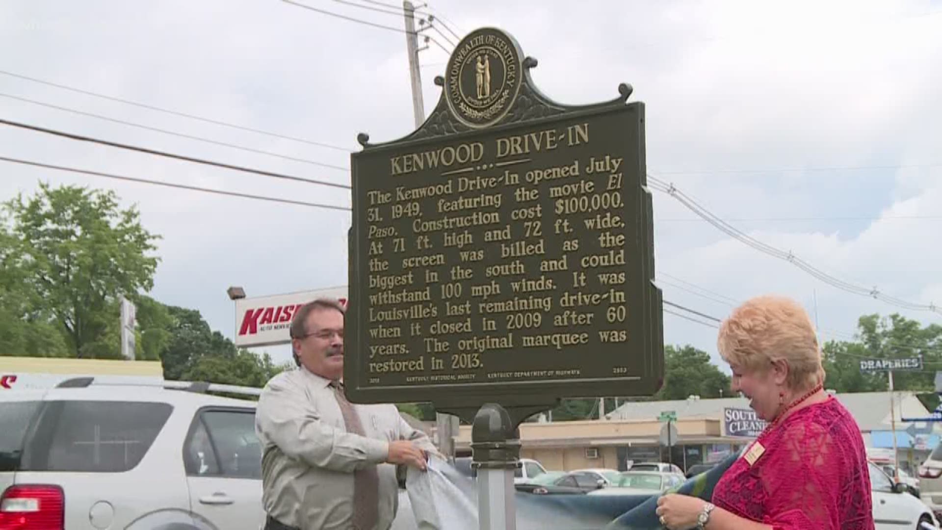 A centerpiece of South Louisville will forever be remembered with a new historical marker.