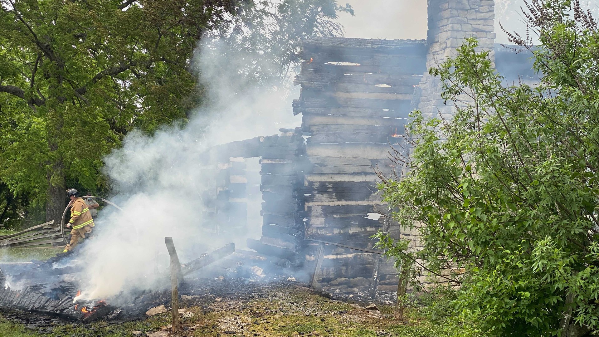 Suspect in custody in George Rogers Clark historic site fire | whas11.com